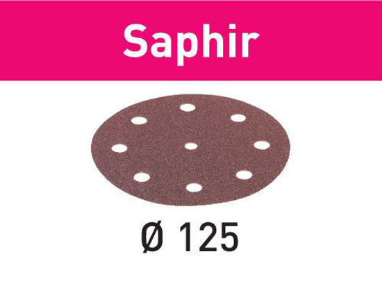 Picture of Abrasive sheet Saphir STF D125/8 P80 SA/25